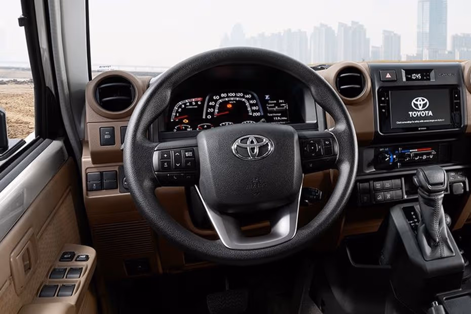 Toyota Land Cruiser 70 Steering Wheel View