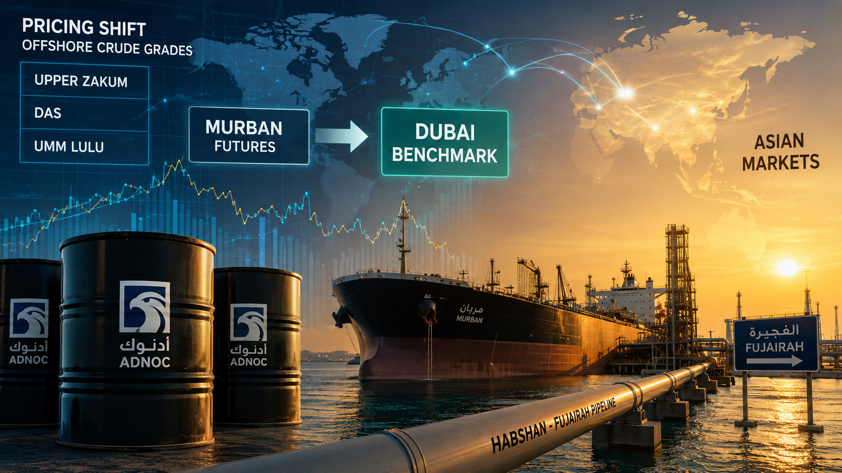 UAE Reshapes Oil Pricing to Challenge Regional Rivals in Asia