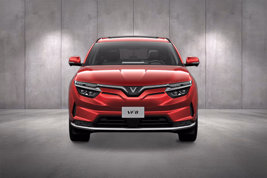 VINFAST VF8 2026 front view with LED Headlights