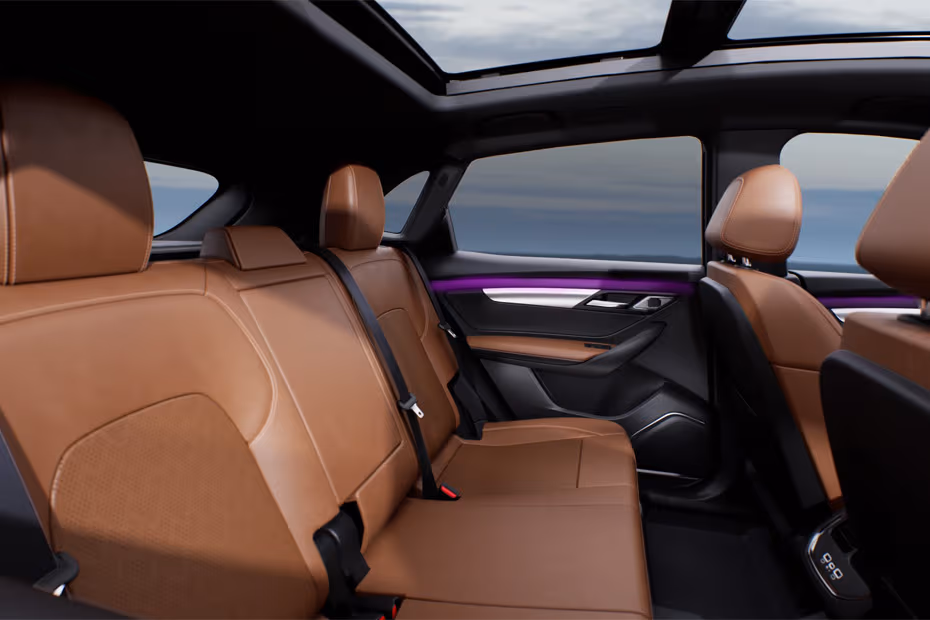 VINFAST VF8 2026 interior second row rear seats view