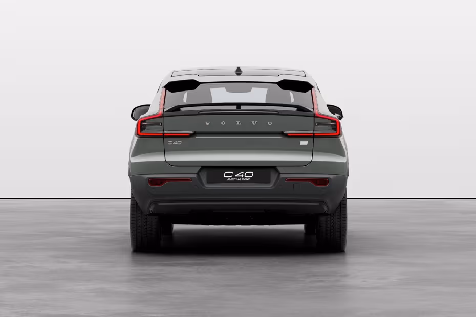 Volvo C40 Recharge 2026 rear view with LED taillights