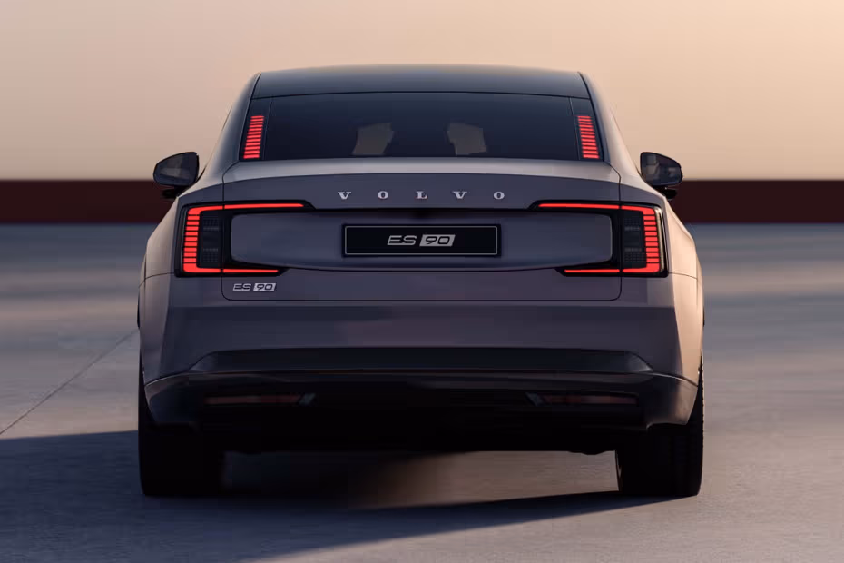 Volvo ES90 2026 Sedan Rear View With LED Taillights