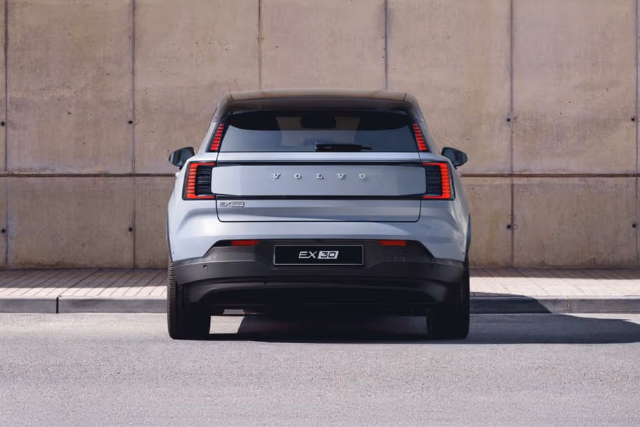 Volvo EX30 2026 rear view with LED taillights