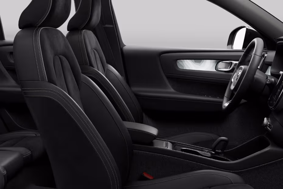 Volvo XC40 Recharge 2026 Interior Front Seats View from the Passenger Side Cabin