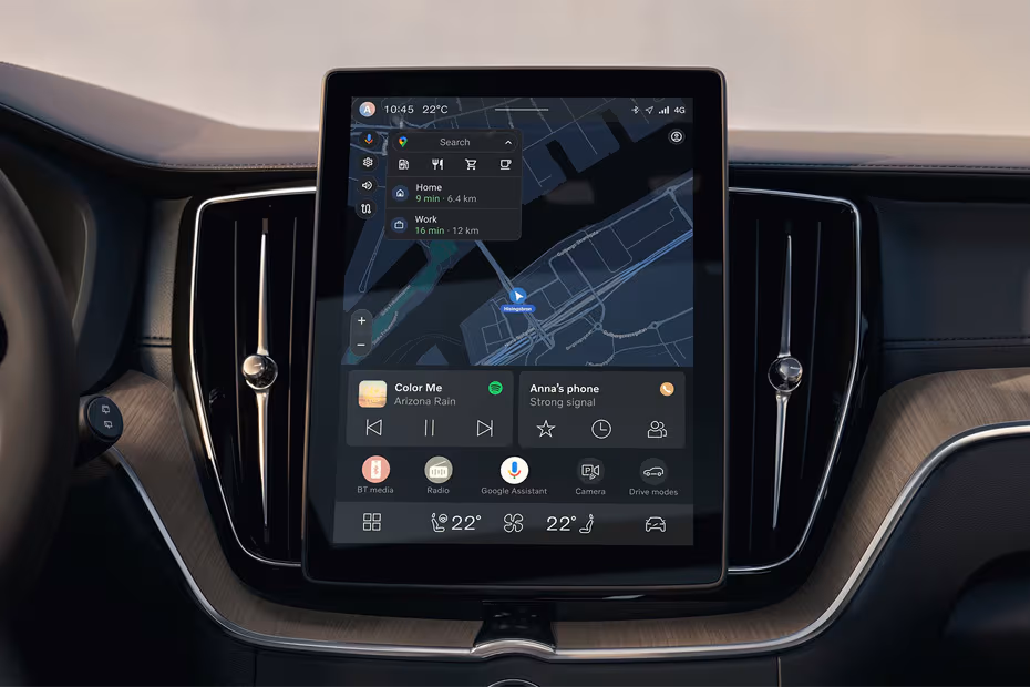 Volvo XC60 2026 Floating Touchscreen Infotainment System