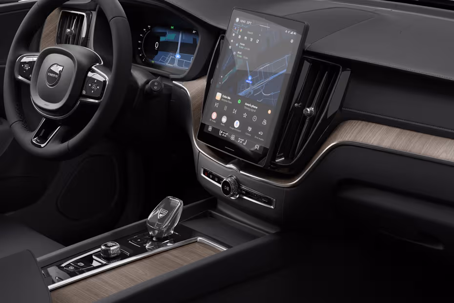 Volvo XC60 2026 interior centre console storage compartment