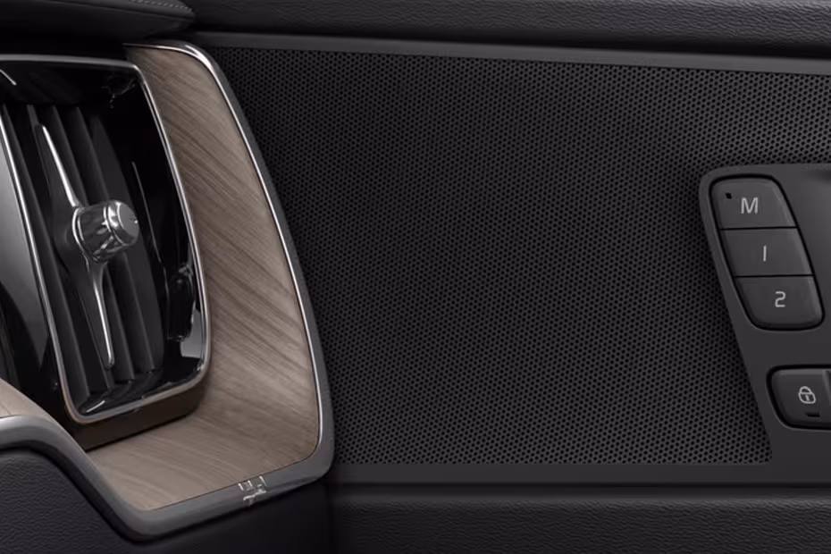 Volvo XC60 2026 interior front door lower panel audio speaker