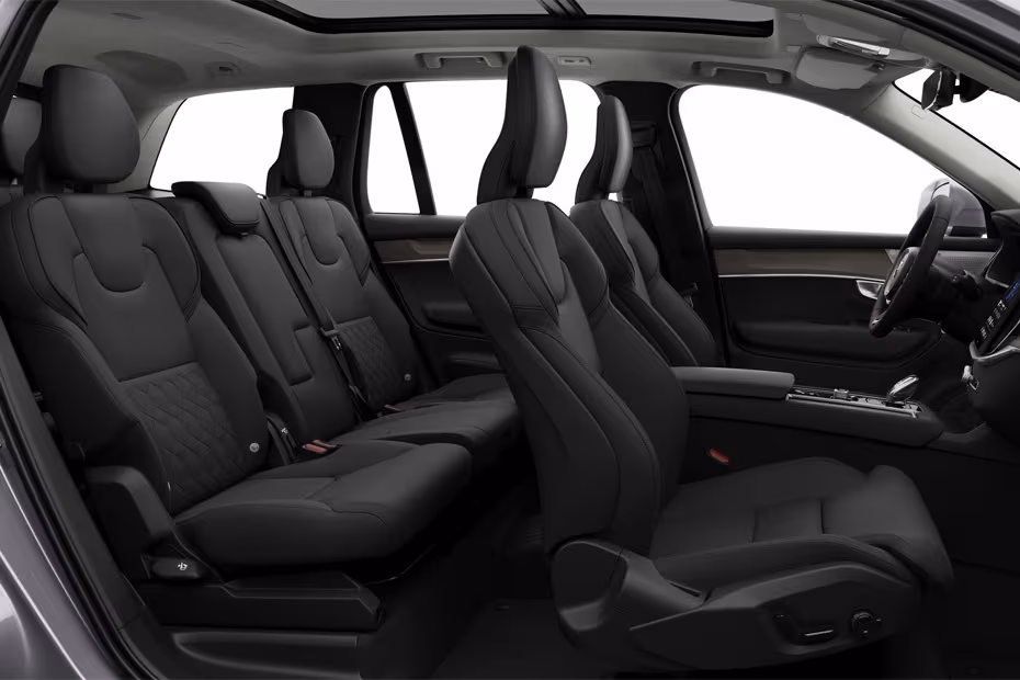 Volvo XC90 2026 front seats view from the passenger side cabin