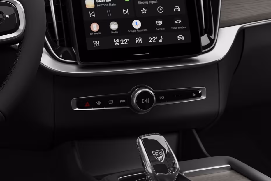 Volvo XC90 2026 interior dashboard climate control system AC controls