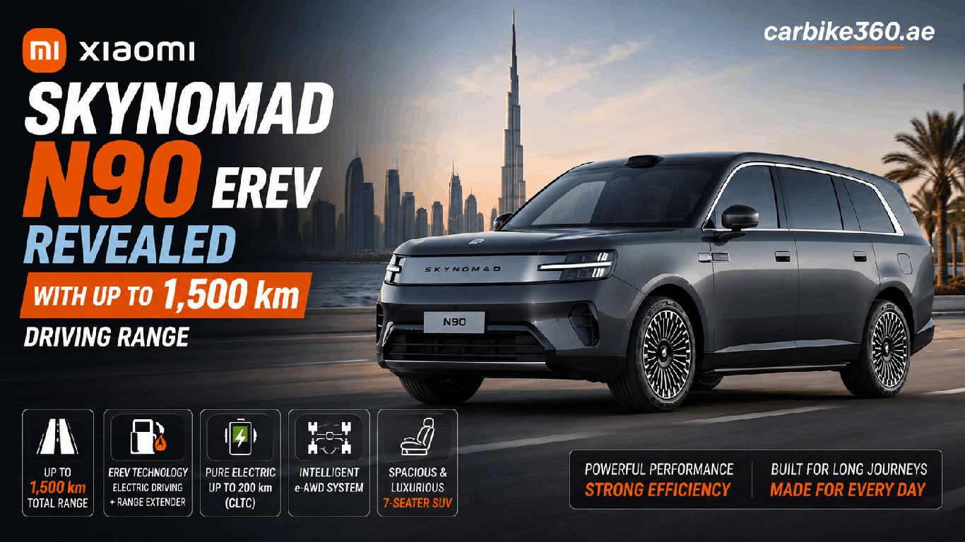 Xiaomi SkyNomad N90 EREV Revealed With Up to 1,500 km Driving Range